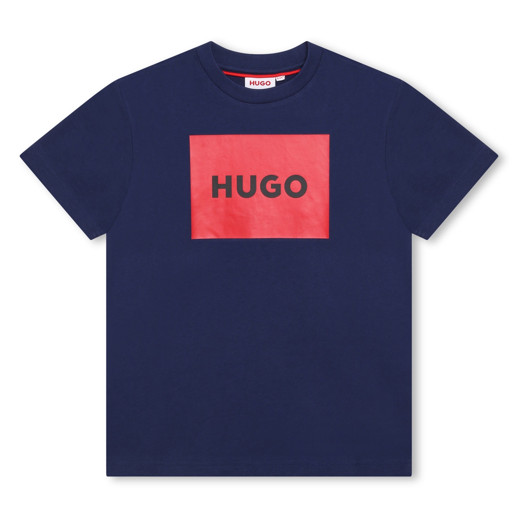 Hugo Navy Center Logo T-Shirt