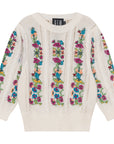 GEM Embroidered Knit Top