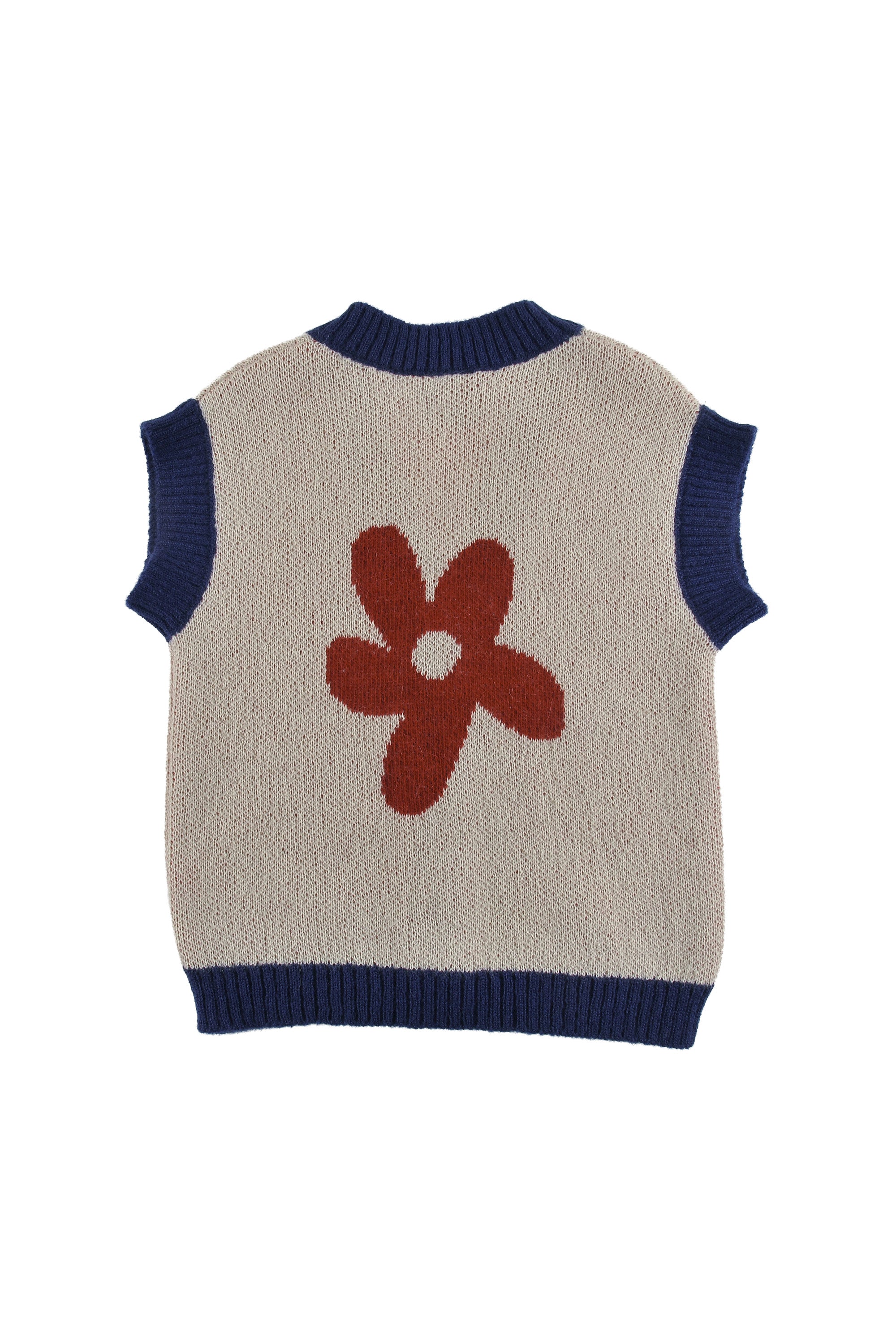 Loud Flower Motif Vest