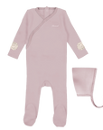 Milk Denmark Cherish Wrap Patch Footie + Hat