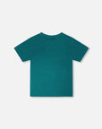 Deux Par Deux Shaded Spruce Smiley T-Shirt