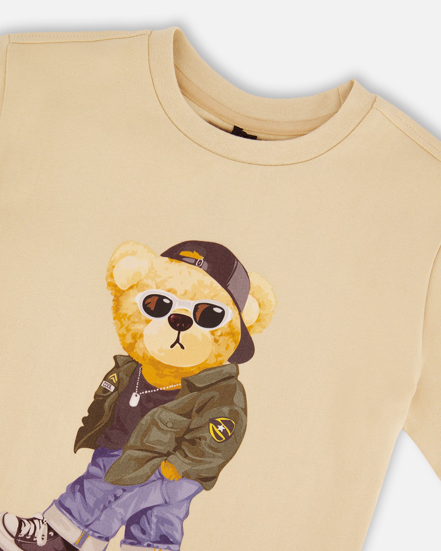 Deux Par Deux Warm Sand Teddy T-Shirt