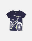 Deux Par Deux Peacoat Bike T-Shirt