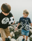 Deux Par Deux Peacoat Bike T-Shirt