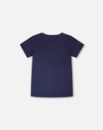 Deux Par Deux Peacoat Bike T-Shirt
