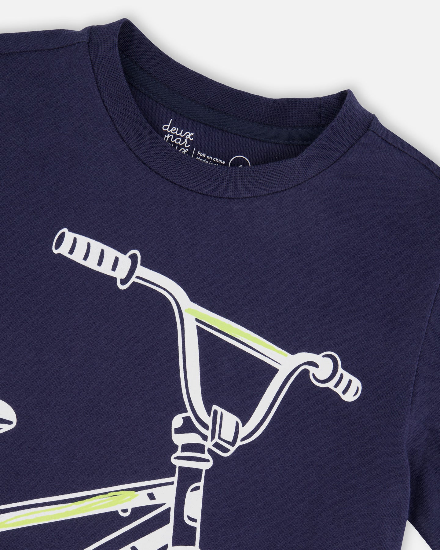 Deux Par Deux Peacoat Bike T-Shirt