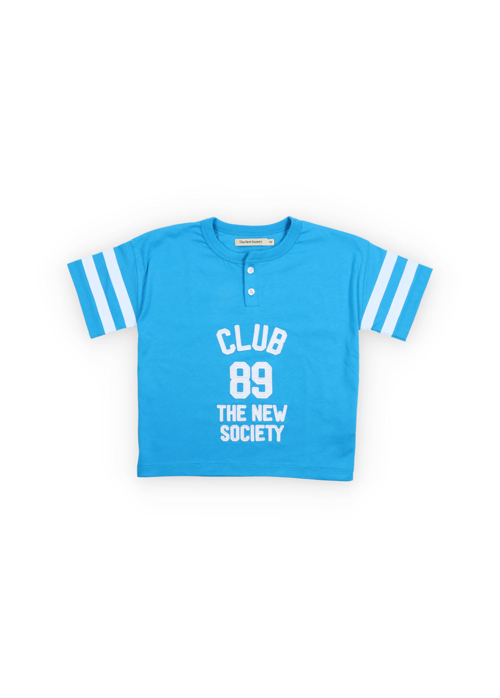 The New Society Pool Blue Holly T-Shirt
