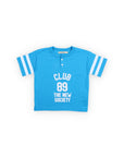 The New Society Pool Blue Holly T-Shirt