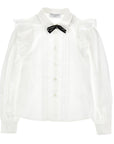Philosophy Poplin Blouse With Removable Bow
