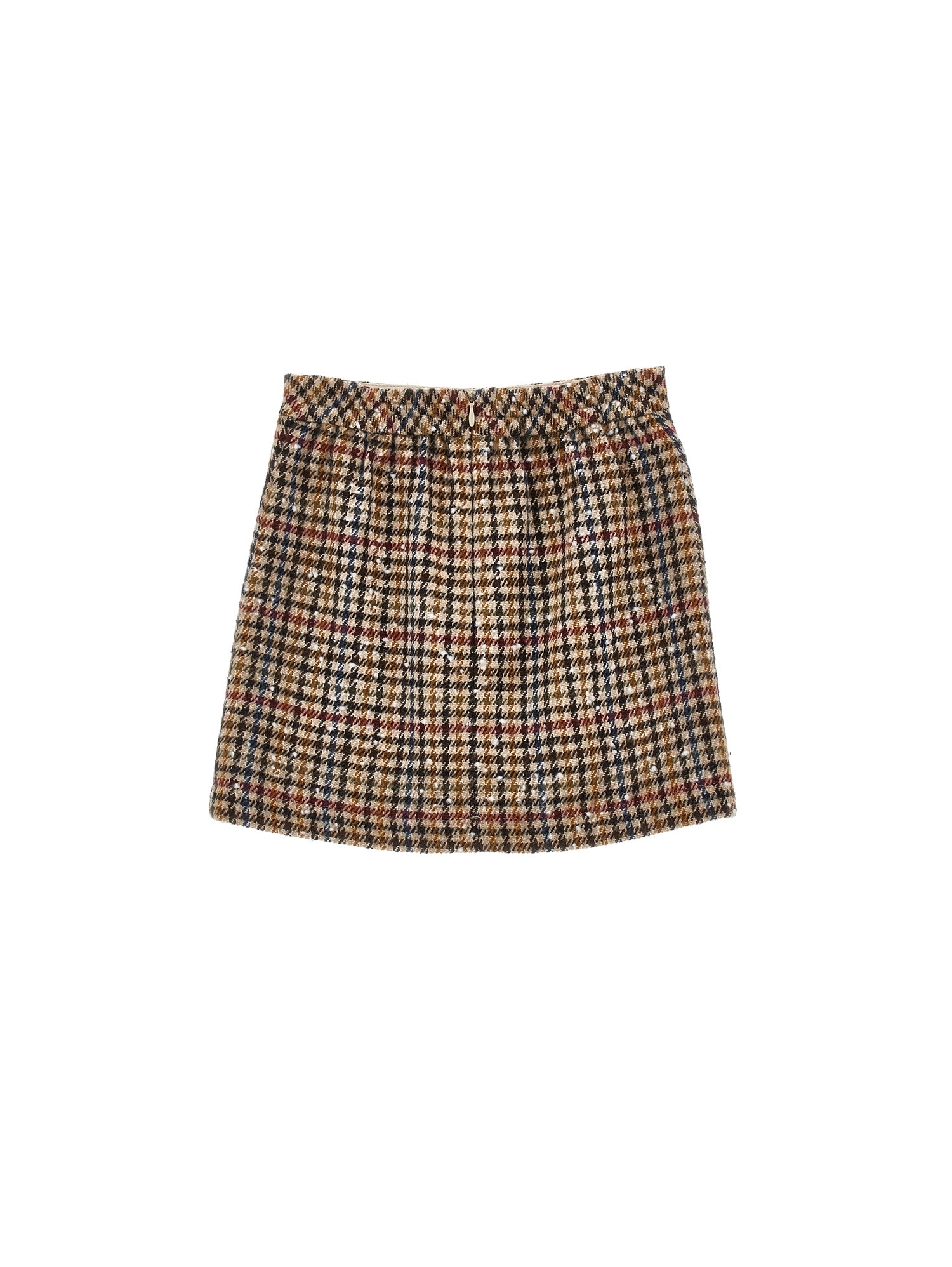 Philosophy Multicolor Houndstooth Long Skirt