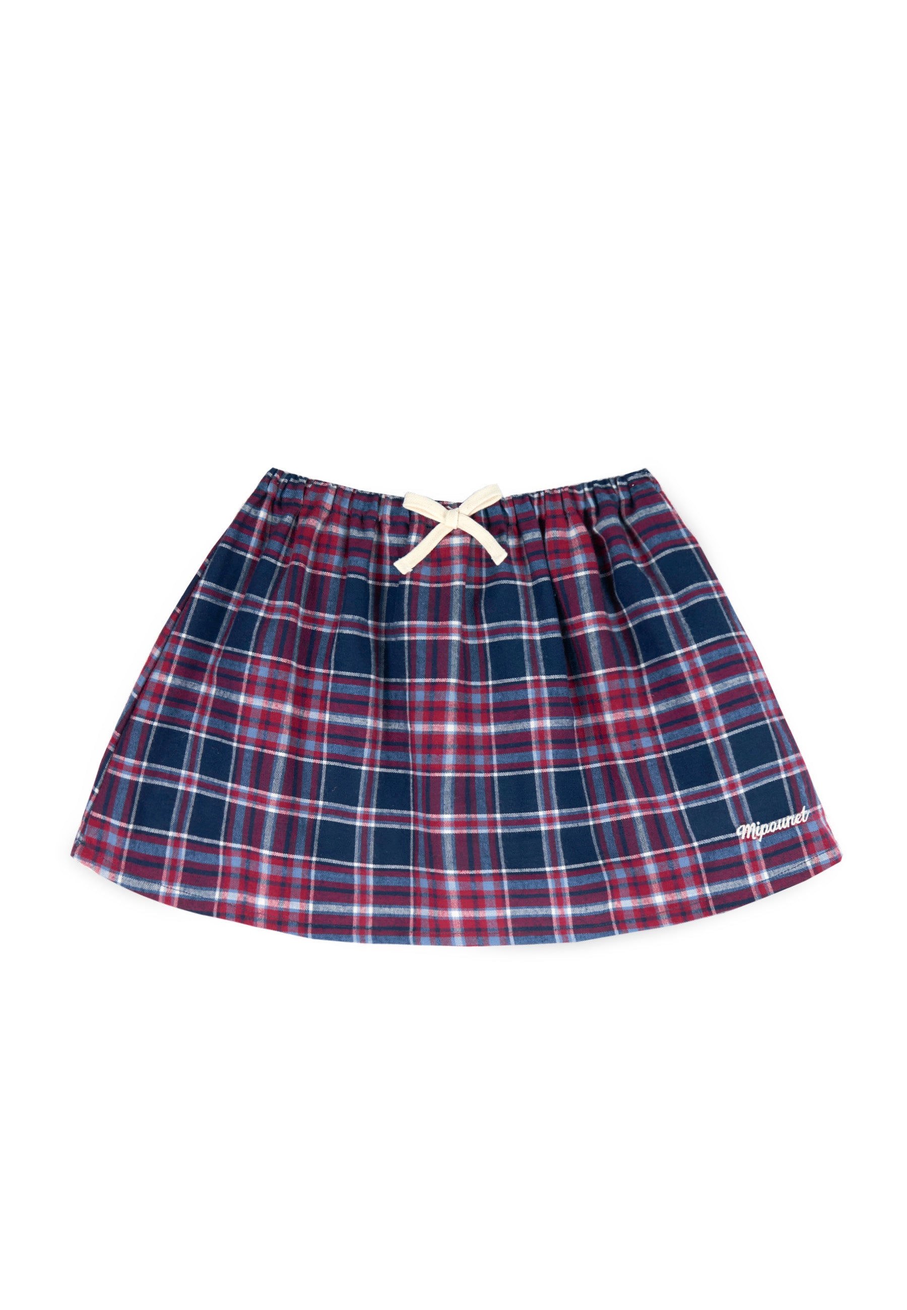Mipounet Lorena Twill Checkered Skirt
