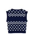 Philosophy Blu Scuro Hearts Sweater Vest