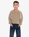 Deux Par Deux Light Taupe Raglan Long Sleeve