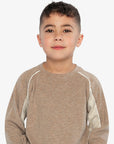 Deux Par Deux Light Taupe Raglan Long Sleeve