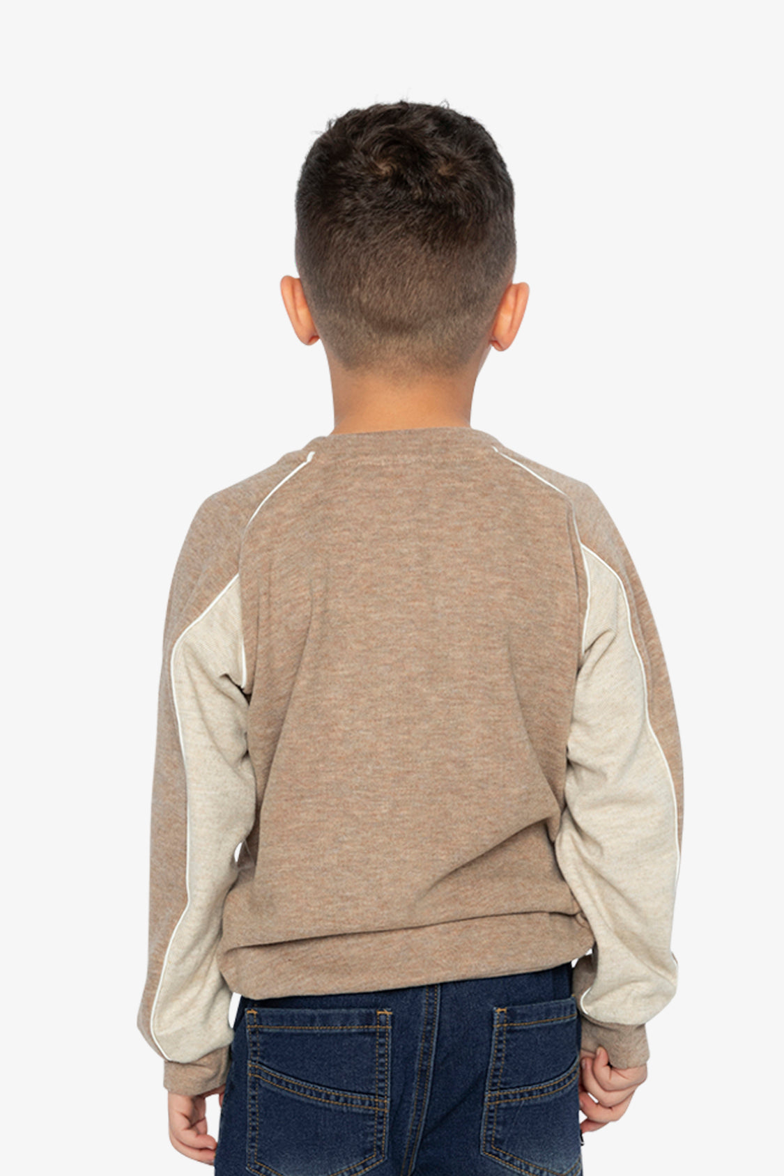 Deux Par Deux Light Taupe Raglan Long Sleeve