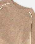 Deux Par Deux Light Taupe Raglan Long Sleeve