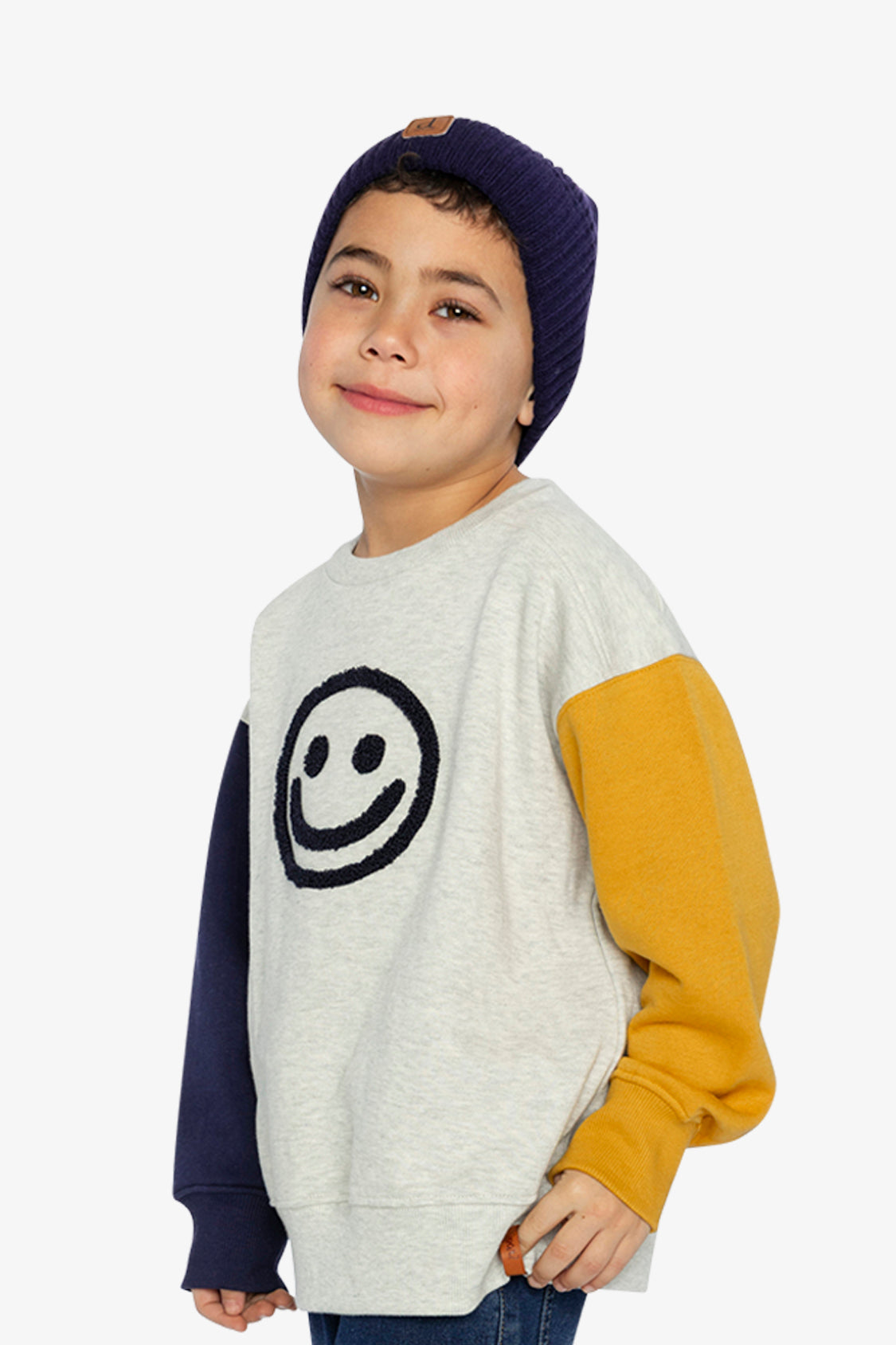Deux Par Deux Smile Sweatshirt