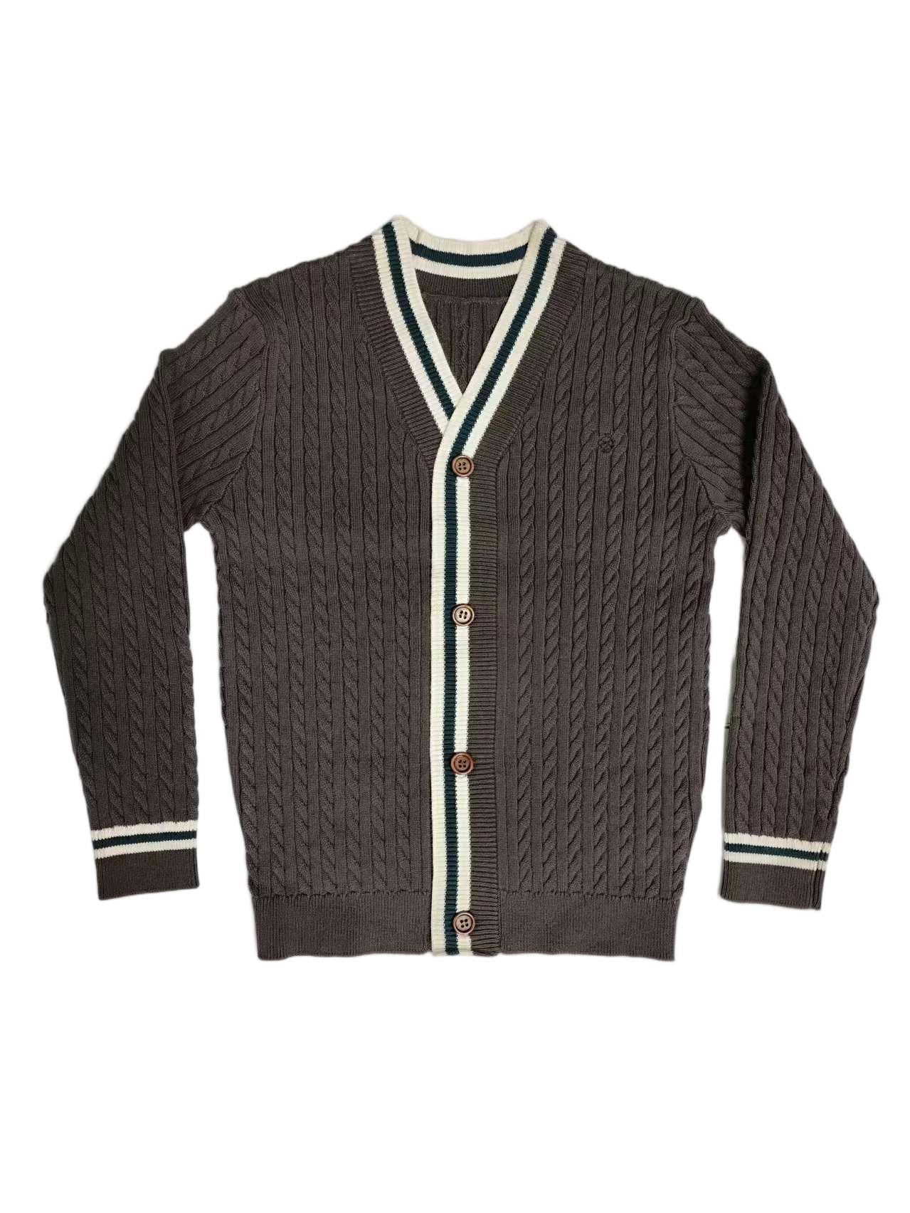 Cottier Cocoa Knit Cardigan