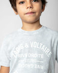 Zadig & Voltaire Light Grey Logo T-Shirt