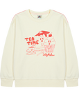 Jelly Mallow Tea Time Ecru Sweatshirt