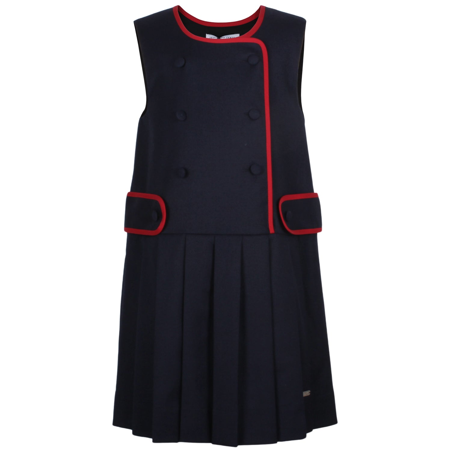 Jessie And James Navy Jazzy Dress
