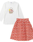 Kix Picnic Gingham Skirt Set
