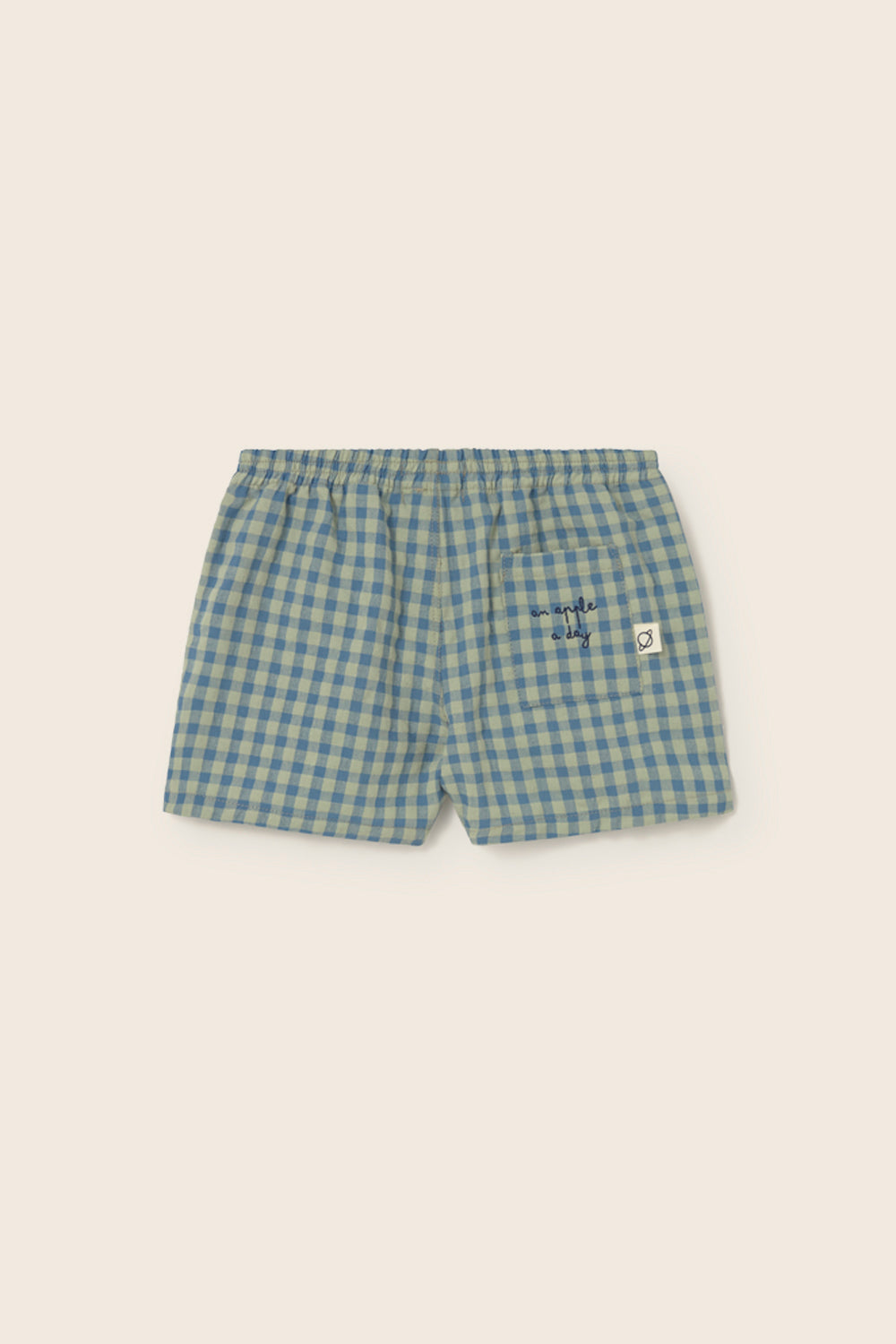 My Little Cozmo Blue Gingham Baby Set