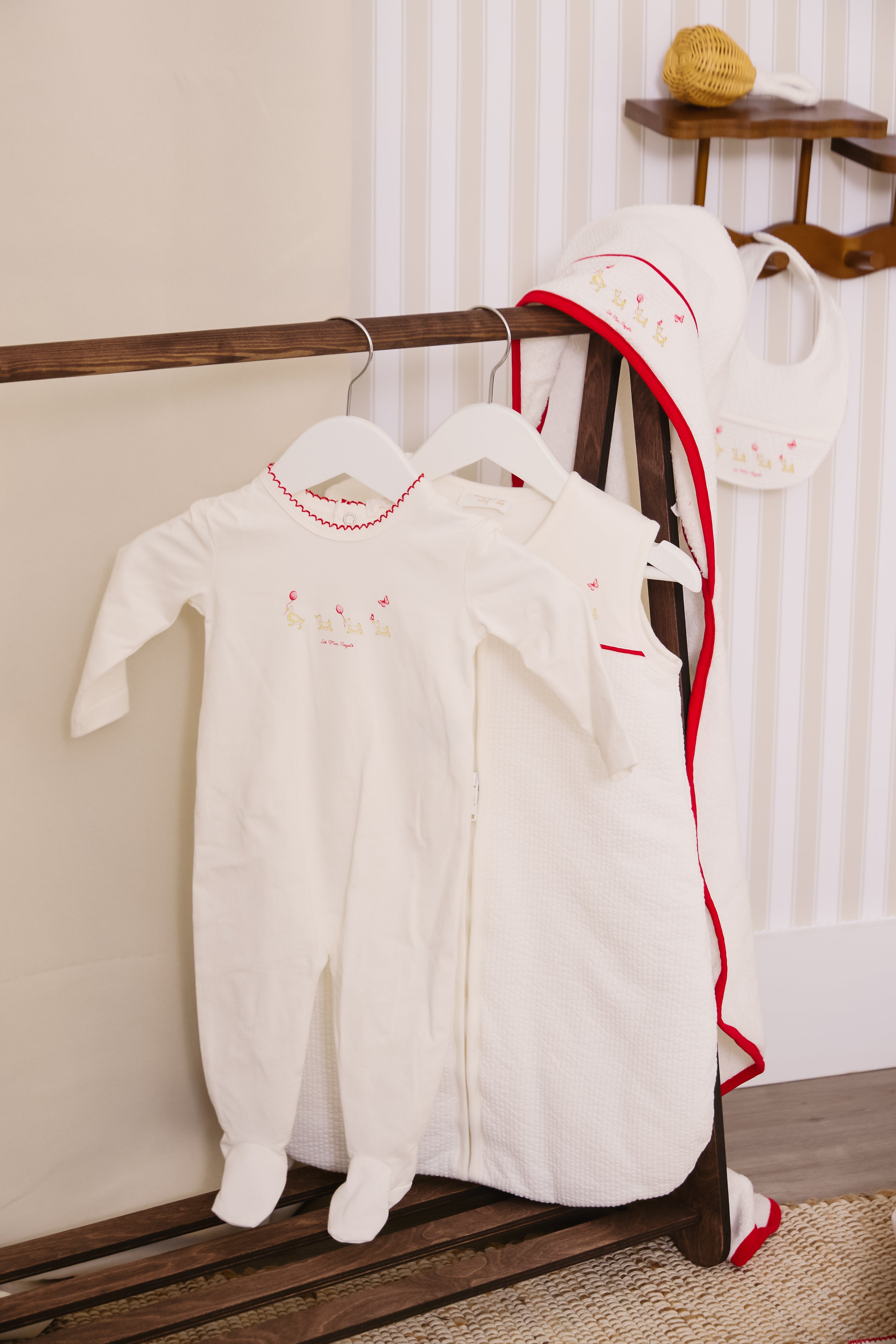 Kipp Red Mini Royals Footie Set