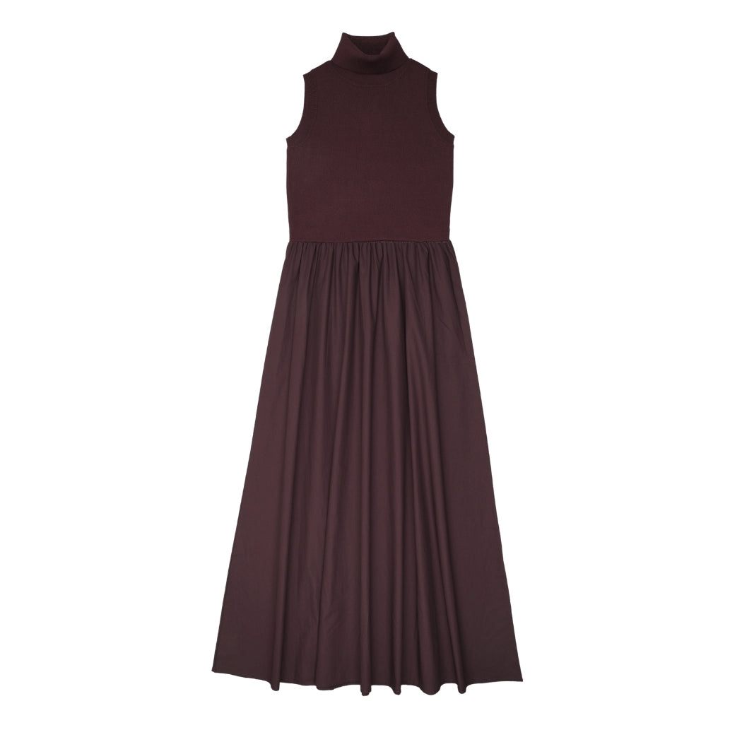 Urban Edge Mulberry Knit Combo Dress