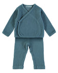 Babyclic Rib Baltic Blue Baby Set