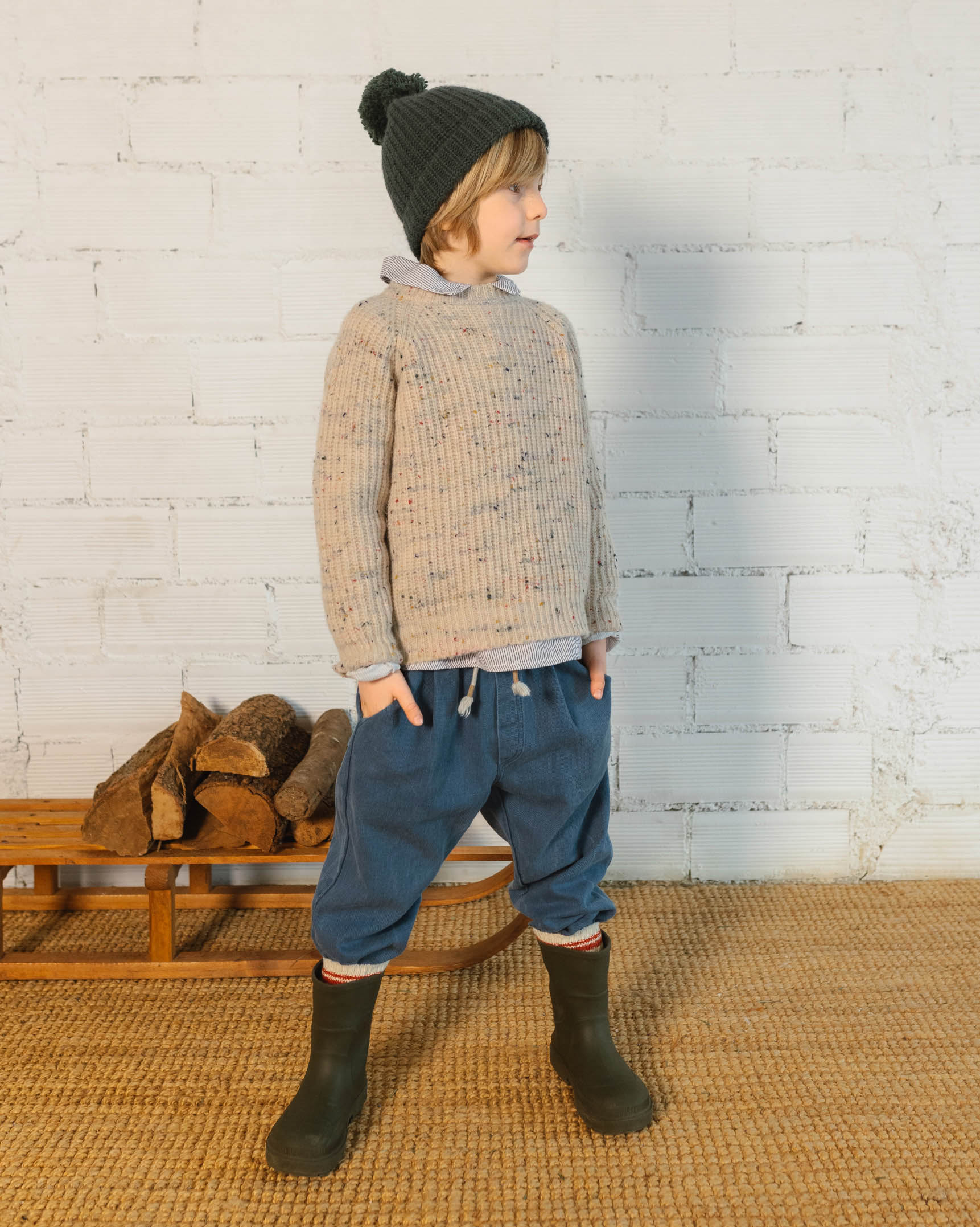 Buho Natural Botonato Sweater