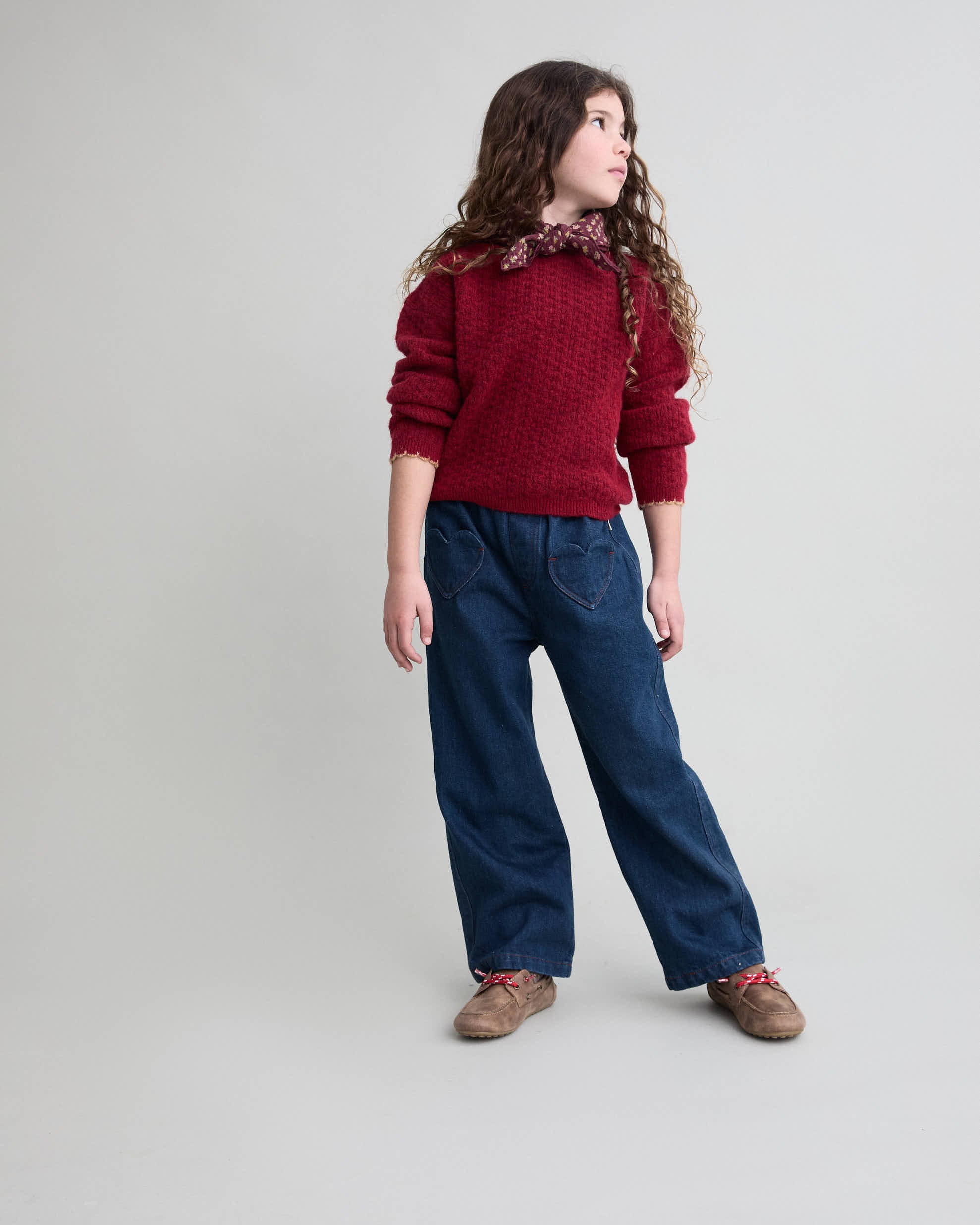 Buho Cherry Knit Sweater Set