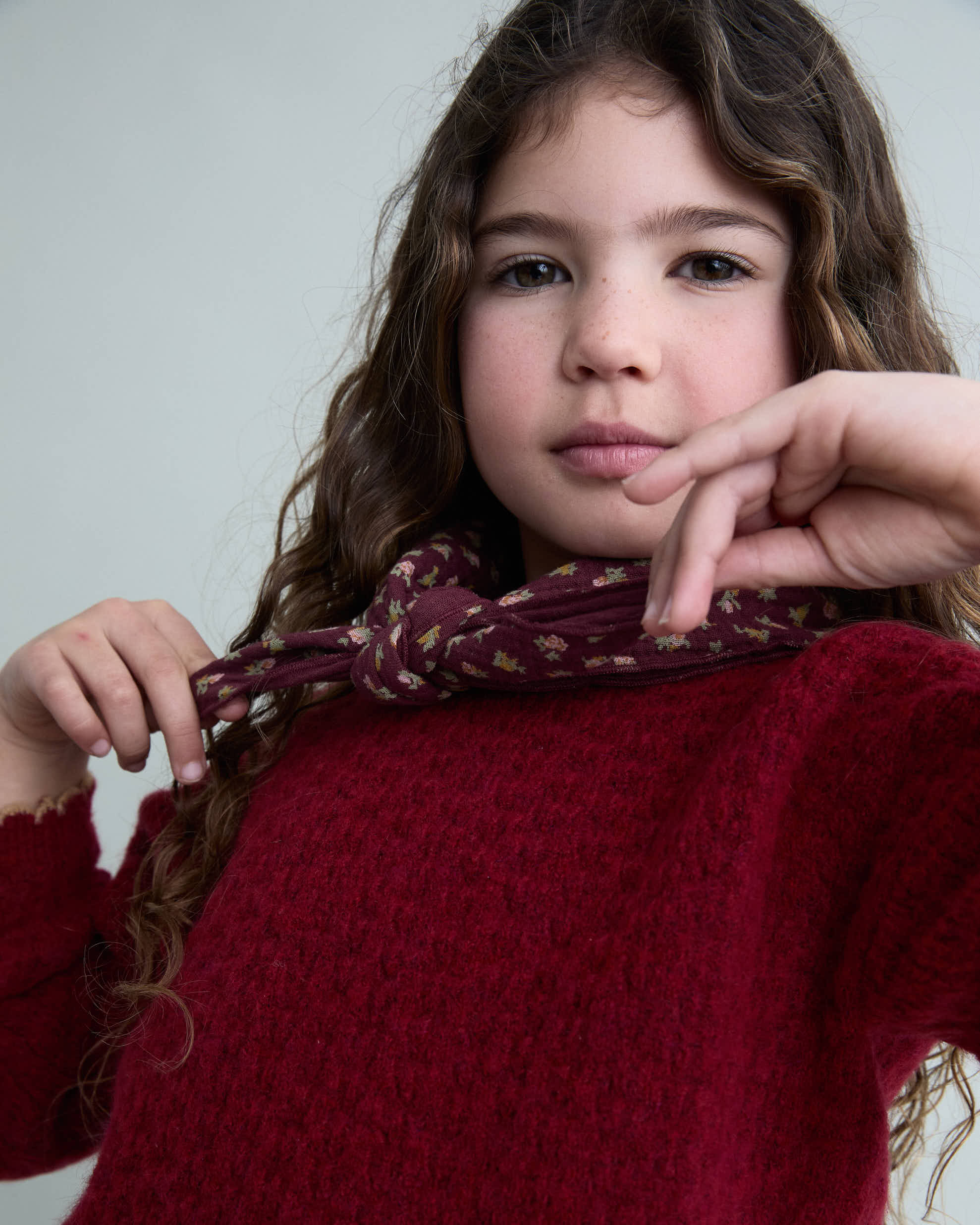 Buho Cherry Knit Sweater Set