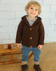 Buho Brownie Botonato Cardigan