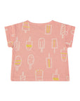Baby Clic Gelato Pink Shorts Set