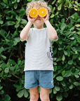 Lil Legs Mid Wash Blue Denim City Shorts