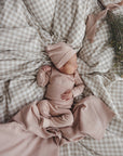 Lilette Dusty Pink Bebe Footie Set With Extra Footie