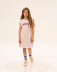 Wander And Wonder Lilac Daisy Floral Daniela Dress