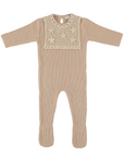 Bebe Organic Earthy Lucette Collar Footie Set