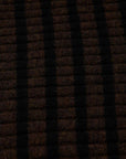 Maison Margie Striped Brown Turtleneck