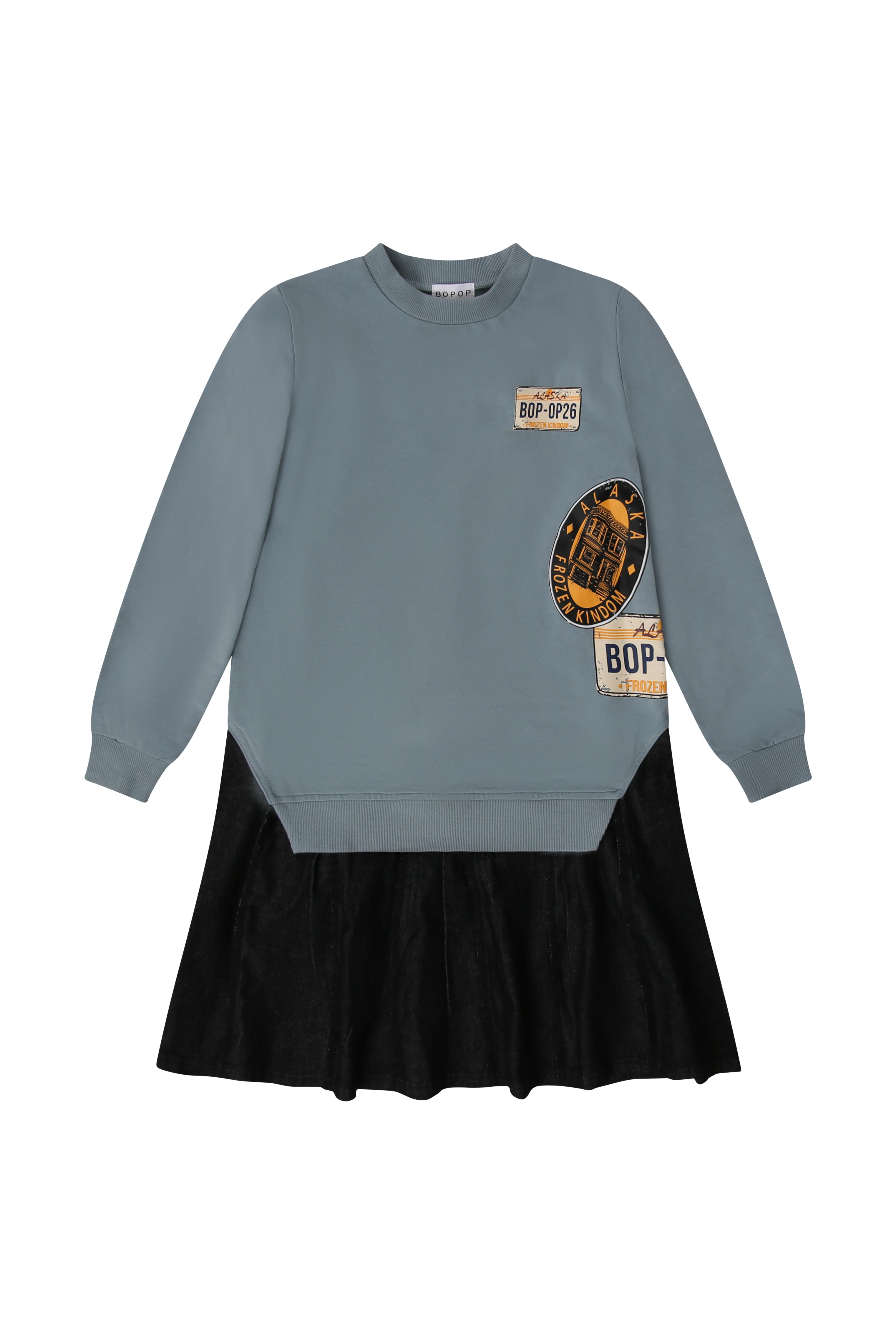 Bopop Light Blue License Dress