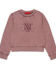 Max And Co Mauve Logo Sweatshirt