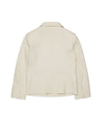 Max And Co Ivory Cotton Blazer