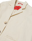 Max And Co Ivory Cotton Blazer