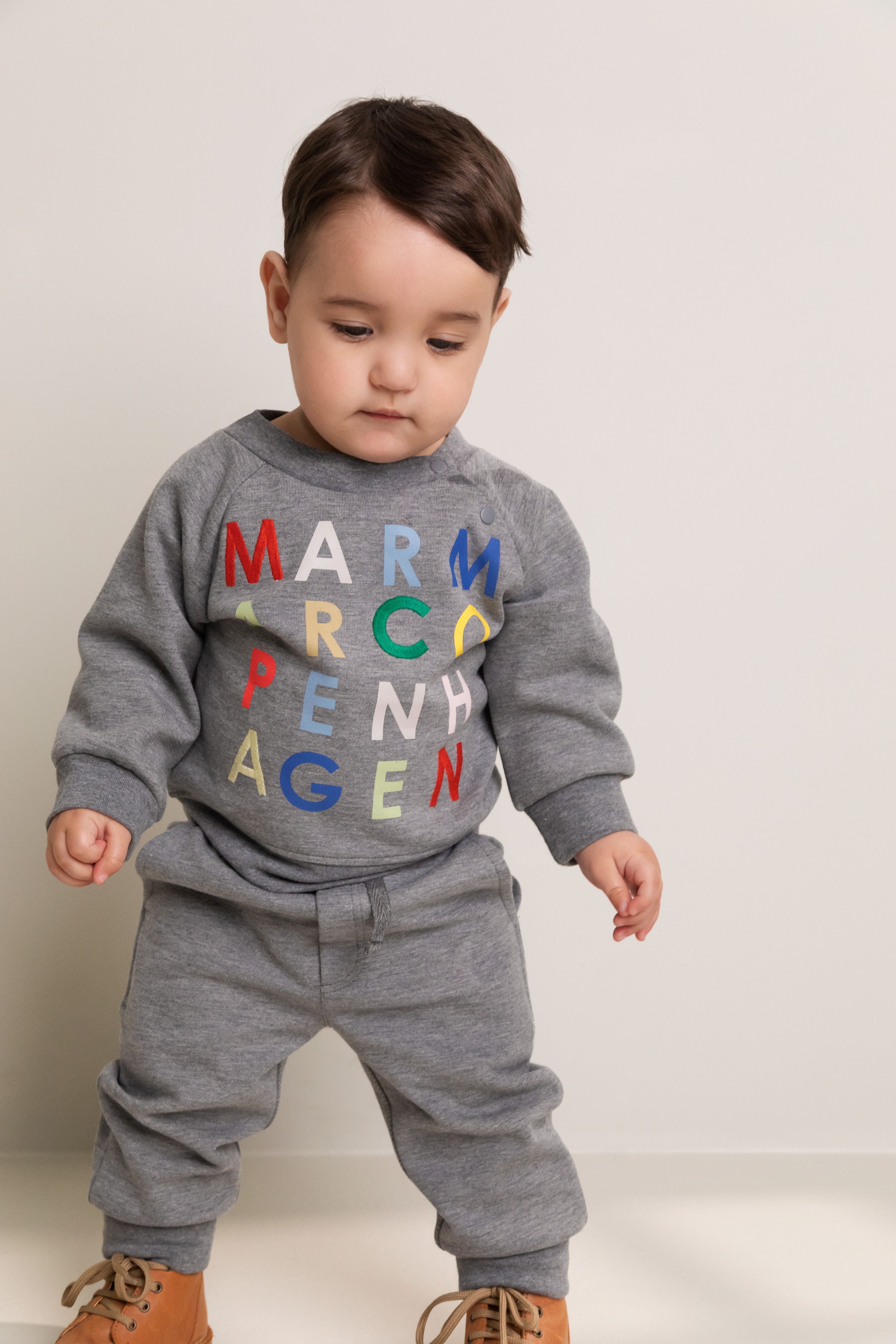 MarMar Copenhagen Baby Multicolor Letters Sweatshirt