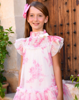 Angels Face Marigold Roses Dress