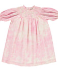 Bebe Organic 3/4 SL Melody Bubblegum Tie Dye Dress