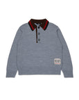 No21 Grey Contrast Collar Polo
