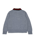No21 Grey Contrast Collar Polo
