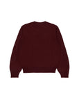 No21 Maroon Red Logo Knit Sweater